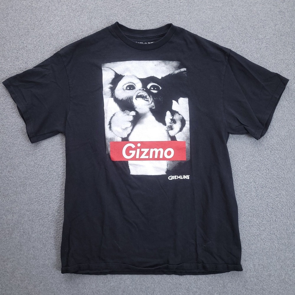 Gremlins Gizmo T Shirt Large Retro 80 Red Box Spell Out Graphic Tee Mens